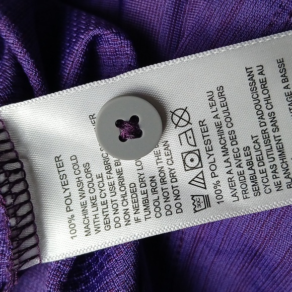 🎀Tommy Bahama Purple Palm Coast Pro IslandZone Men's Polo Small - Picture 6 of 6